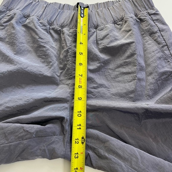 Gap Fit Fleece Lined Snap Bottoms Parachute Sweatpants Purple Size Medium P - Picture 9 of 12